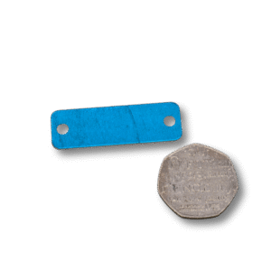 Metal Blanks UK - Aluminium Shoe Tag 45mm x 15mm