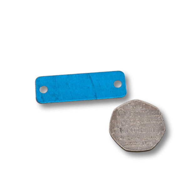 Metal Blanks UK - Aluminium Shoe Tag 45mm x 15mm