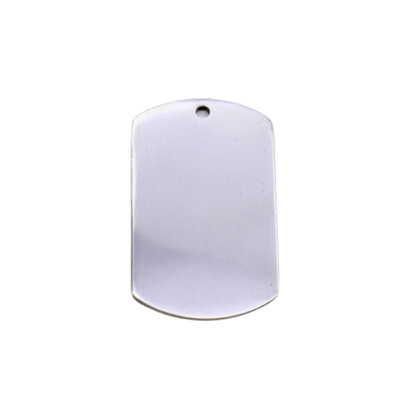 Metal Blanks UK - Aluminium Dog Tag 50mm x 30mm