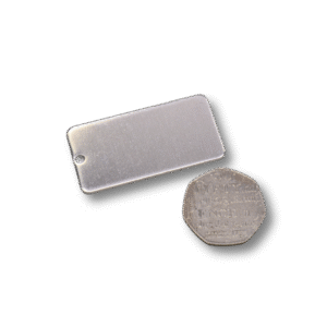 Metal Blanks UK - Aluminium Blank 50mm x 25mm (5052 Grade)