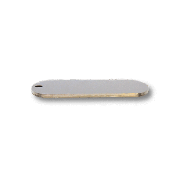 Metal Blanks UK - Stainless Steel Dog Tag 50mm x 28mm